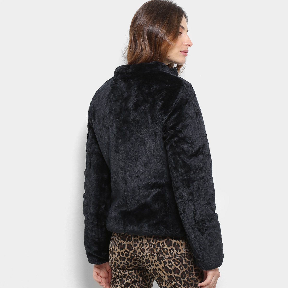 jaqueta puffer dupla face